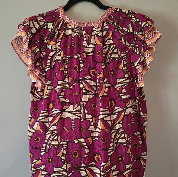 Boho Sleeveless tunic top size medium by Rose and Olive - Picture 5 of 5
